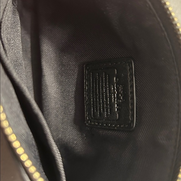 Coach Black Studded Leather Wristlet - Picture 3 of 3